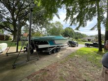 Prep the day before. Virginia Beach has an ordinance that prohibits having trailers in driveways. Had to get it all done before someone complained. 