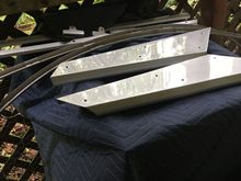 Internal windshield frame parts.