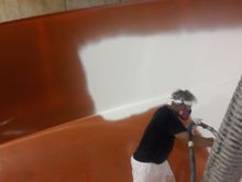 I spray the entire mold. It takes several hours. Not a fun job.