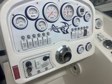 Test fit for bezel to cover old helm mounting holes.