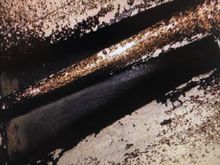 Engine oil under the v-berth