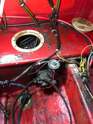 Old fuel pump still there 