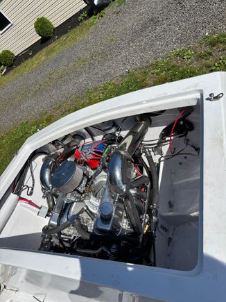 Bilge still dirty here from all the work done