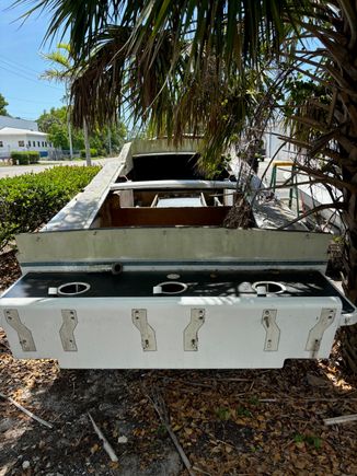The boat at our customers lot.