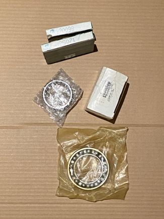 Bearings and seals for carrier
