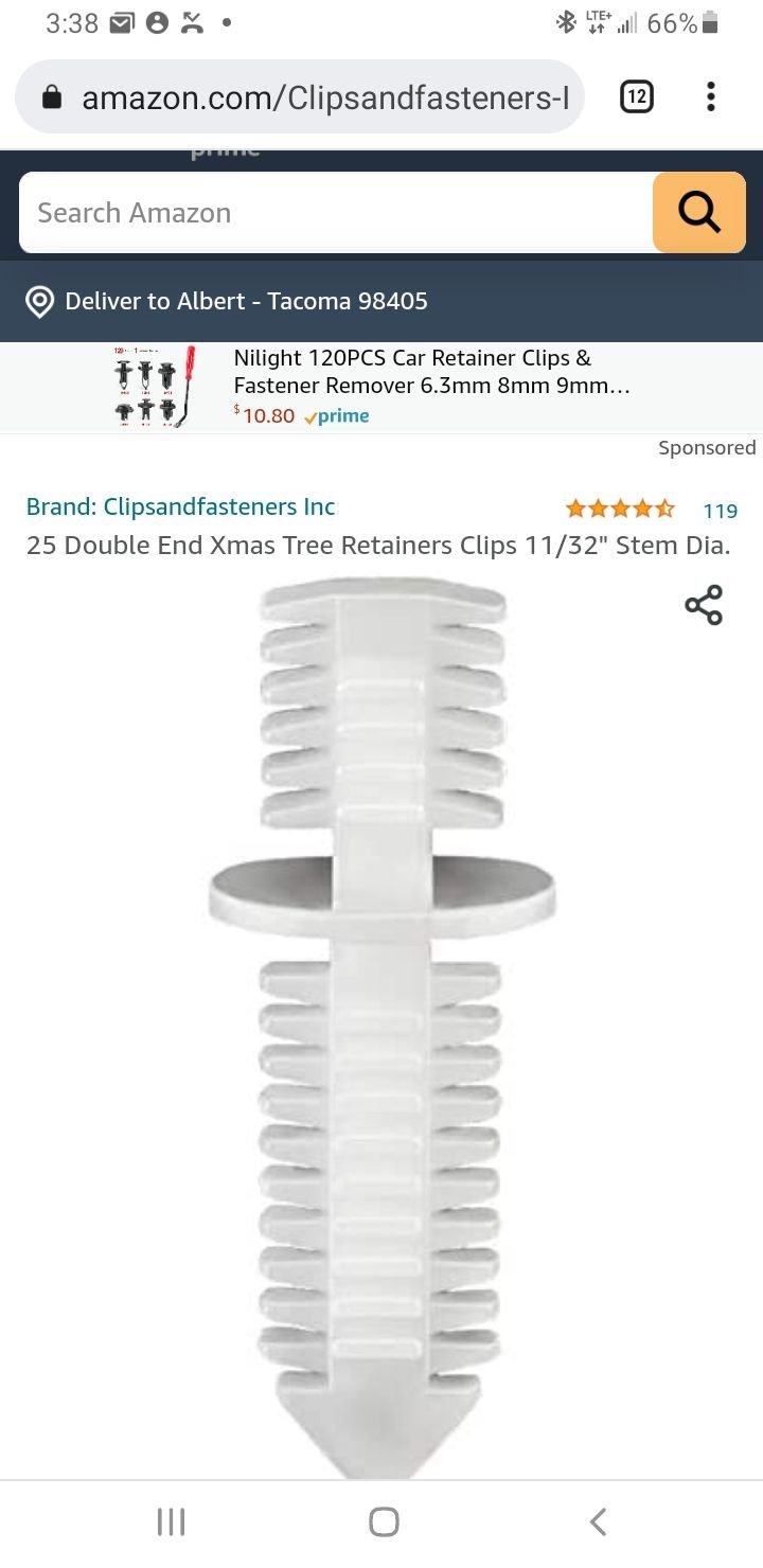 Trying to find double sided Christmas tree fasteners