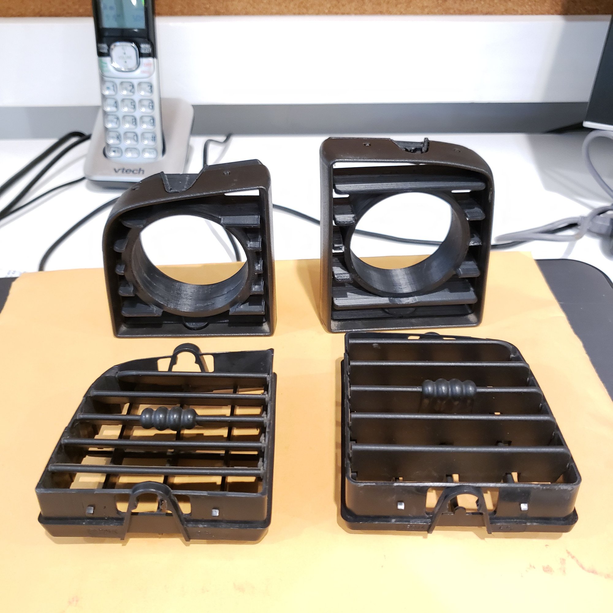 NBS AC Vent Gauge Pods LEFT and RIGHT 3D Printed ABS