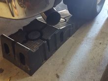 Tailpipe exit on single 4" setup