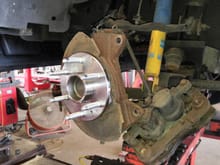 Thursday, June 1, 2017, front left hub bearing assembly replacement.