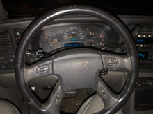 Steering wheel with flash