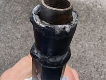 broken weld on wishbone