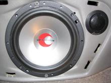 custom installed component speakers