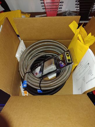 New goods.  Still need a few more fittings to get return setup.