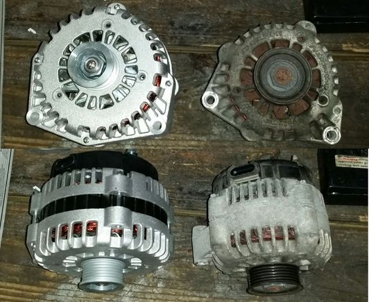 Upgraded from 105a to 253a alternator.