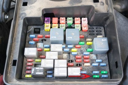 TREC fuse under hood 2003 Suburban K2500.  From 4wdhelp.com