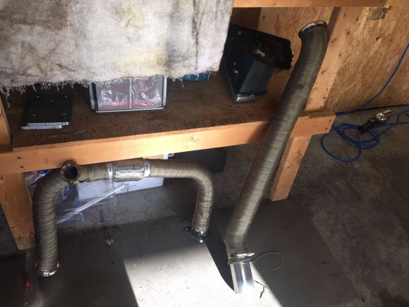 Wrapped the hot side!