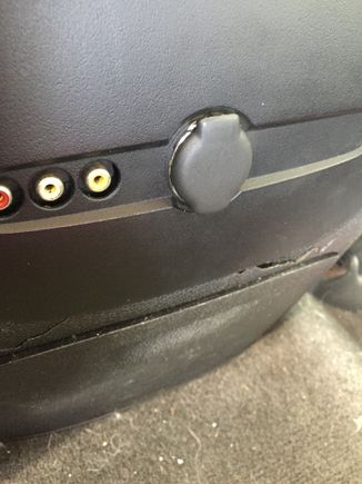 And swapped out the covers, realized the back of my center console was broke