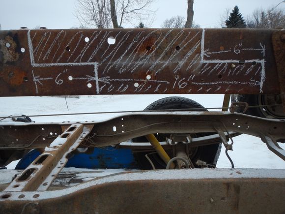 What to cut out of the 1983 chassis to get the wheel base