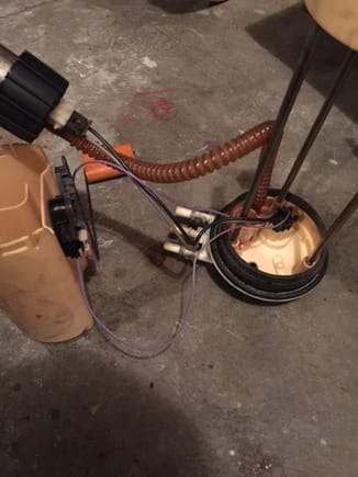 How the old pump was hooked together