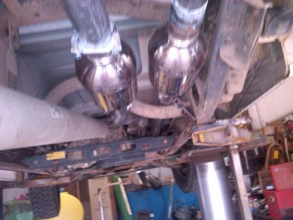 twin Aero Turbine bullet mufflers