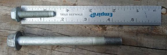 Power Steering bolt [larger] and the EXTRA BOLT