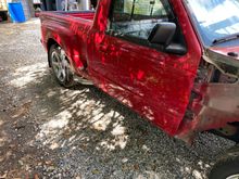 Running exhaust out below the step
Slight oval above the pipes to give some "wiggle-room"