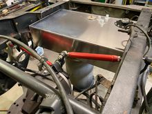 Will lower the bed inplace tomorrow, to check clearances for fill hose and other connections. 