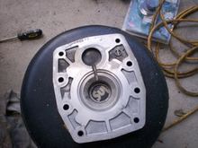 Trans cover cleaned and ready for a new gasket