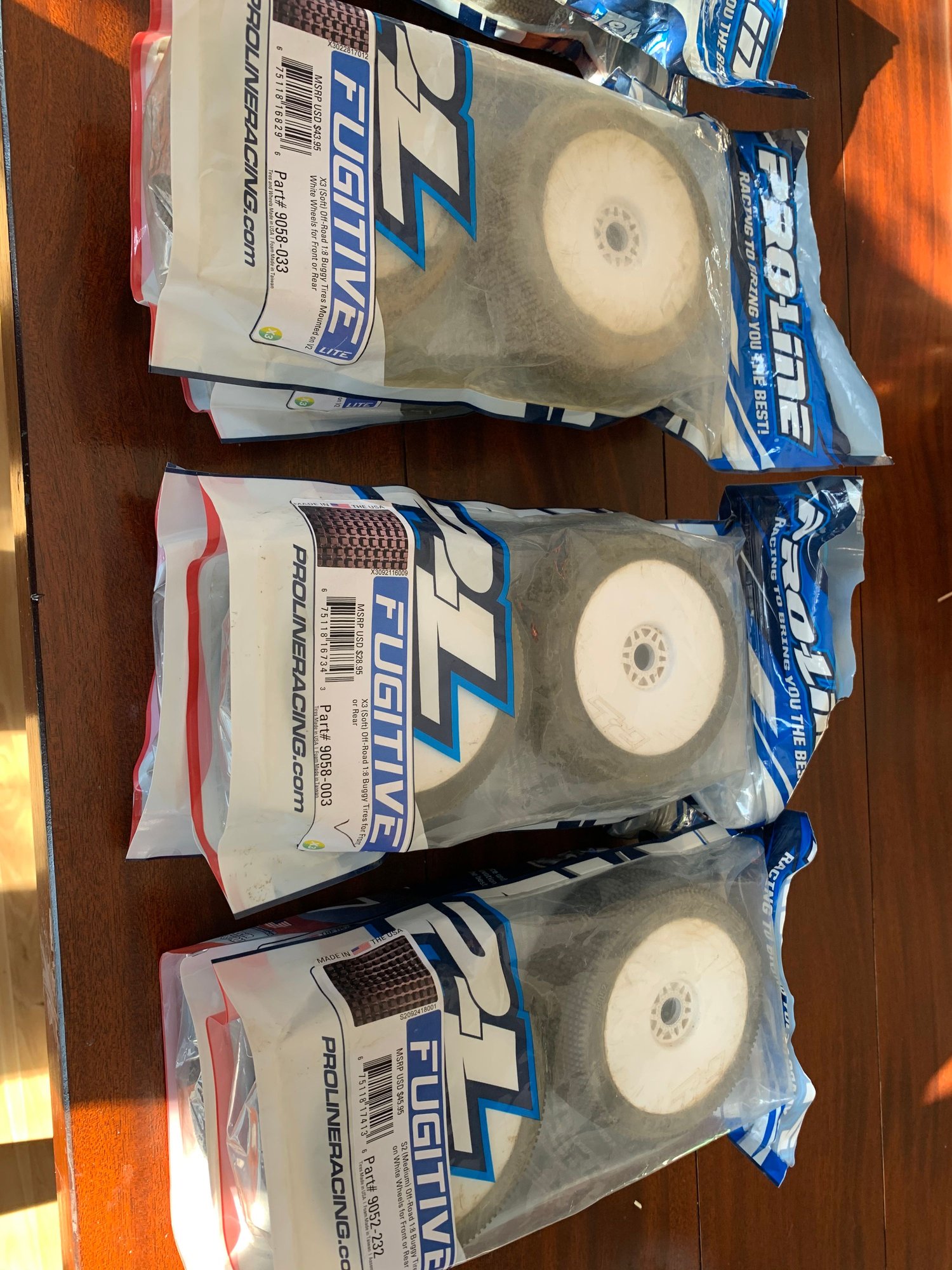 Proline Racing 1/8 buggy tire lot for sale new and some used tires R