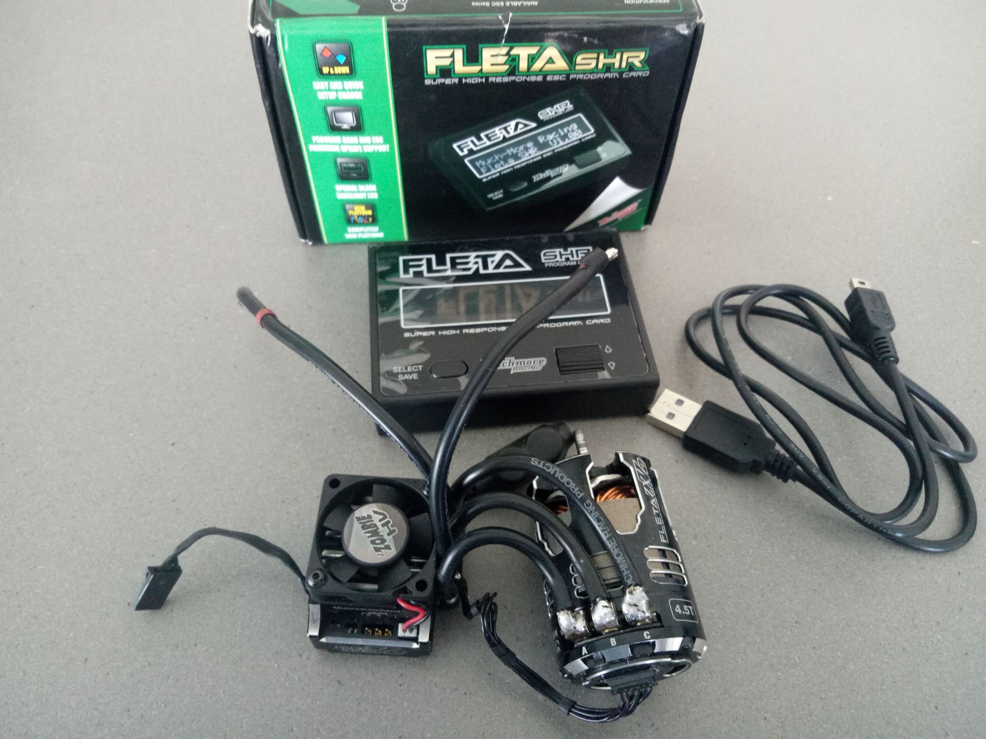 Muchmore fleta pro V2 esc and Muchmore fleta ZX V2 4.5t package 