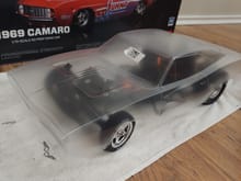 Unpainted 1970 Charger body included 