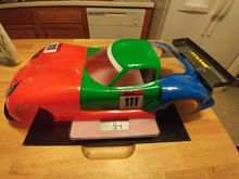 94g with a 3 color paint scheme.