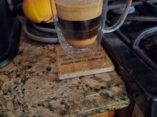 A fancy glass of jo 