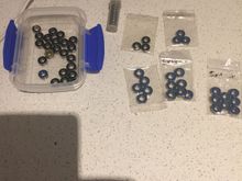 Wheel and gear box bearings for eb410 and et410 over 35 new never used 
$20
