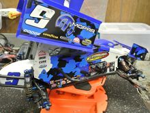 car #3Custom works gear box sprint