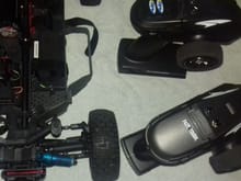 my two cheap  Dumbos with gyro 6ch

Took Foam from old traxxas radios to steering wheel :)