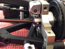 Front driveshaft and spool setup. I anticipate wear around this area and will need to apply heavy grease or another alternative. But the play is very minimal.