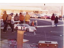 An Associated Porsche at the RAMS club in 1975