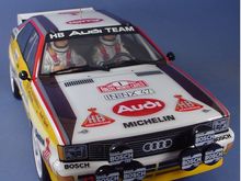 1984 Audi Quattro A1 Monte Carlo Rally Winner driven by Walther Roehrl and Christian Geistdoerfer.