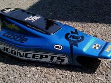 Custom painted rustler body