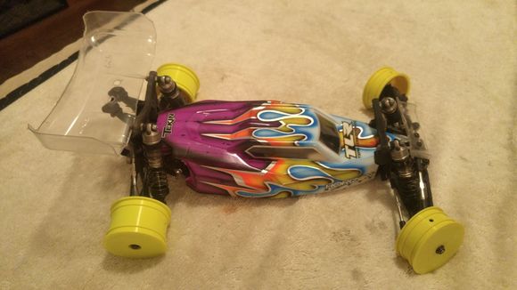 Buggy with rims