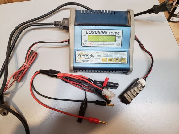 Hyperion charger with multi charge lead and balance board $60