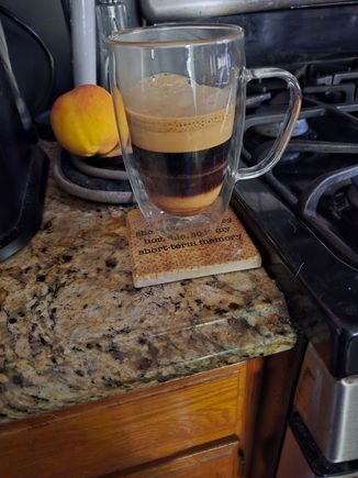 A fancy glass of jo 