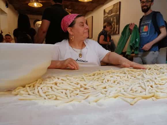 Awesome hand rolled pasta