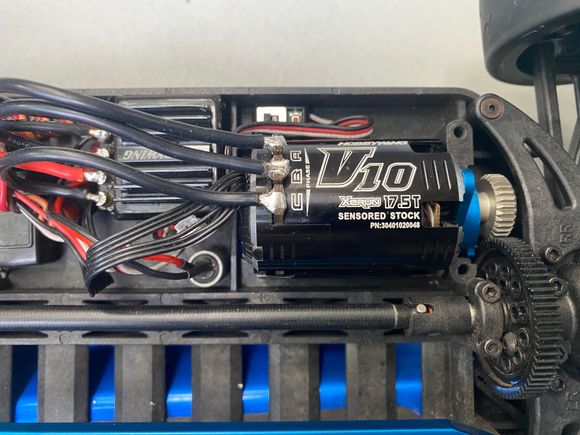 Hobbywing 17.5 motor and esc.  
