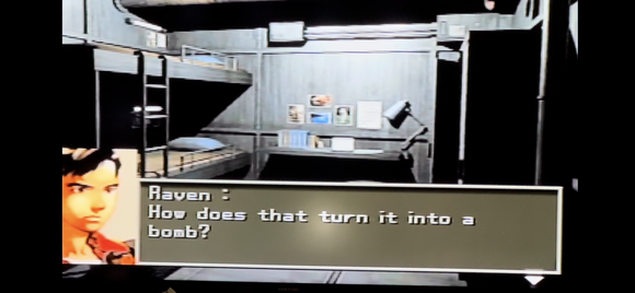 PS1 still going. From the days of having to read game dialogue 
