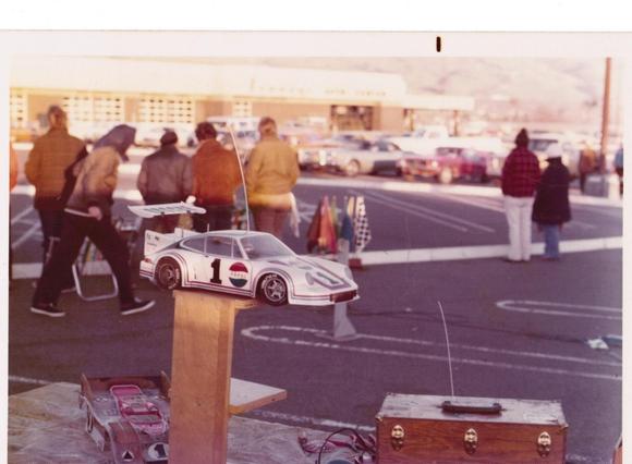 An Associated Porsche at the RAMS club in 1975