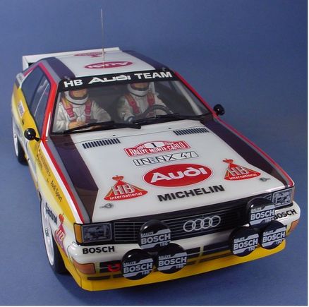 1984 Audi Quattro A1 Monte Carlo Rally Winner driven by Walther Roehrl and Christian Geistdoerfer.