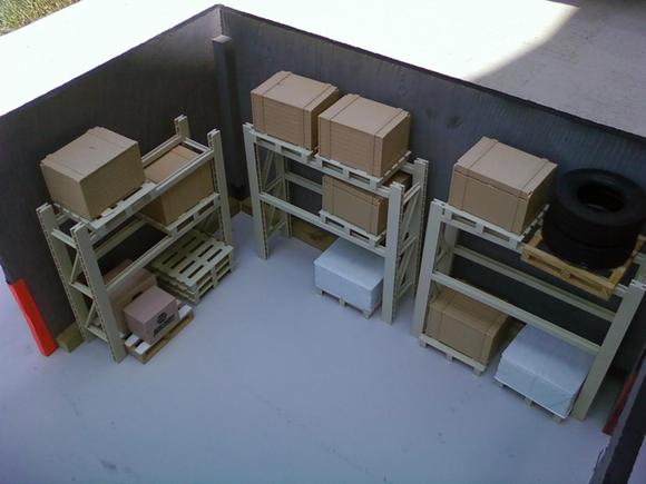 fully loaded warehouse