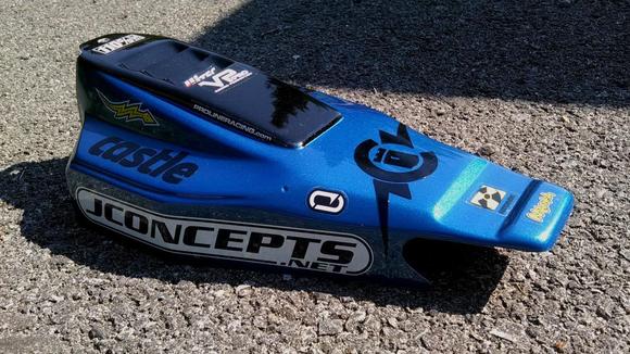 Custom painted rustler body